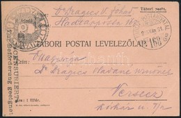 1915 Tábori Posta Levelez?lap / Field Postcard Negatív/negative 'HADTÁP POSTAHIVATAL 168' - Other & Unclassified