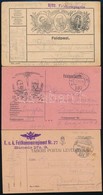 1916 3 Db Tábori Posta Levelez?lap 'TP 90' , 'FP 107' , 'K.u.K. Feldkanonenregiment Nr. 27' - Other & Unclassified