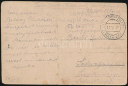 1916 Tábori Posta Képeslap 'K.u.K. Eisenbahnregiment Eisenbahnbetriebs Kompagnie Nr. 2. II. Sektion' + 'EP PALANKA' - Other & Unclassified