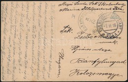 1916 Tábori Posta Képeslap 'S.M.S BABENBERG' - Other & Unclassified