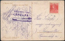 1919 Képeslap Román Cenzúrával 'CSÍKSZEREDA' - Other & Unclassified