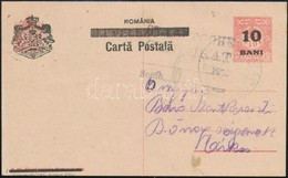 1919 Levelez?lap Román Felülnyomással, Sepsiszentgyörgy Cenzúra - Other & Unclassified