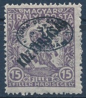 ** Debrecen I. 1919 Hadisegély/Köztársaság III. 15f Garancia Nélkül (**25.000) - Andere & Zonder Classificatie