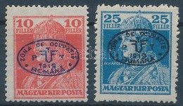 ** Debrecen I. 1919 Károly 10f és 25f Garancia Nélkül (**32.000) - Other & Unclassified