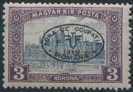 ** Debrecen I. 1919 Parlament 3K Fekete Felülnyomással, Garancia Nélkül (80.000) - Other & Unclassified