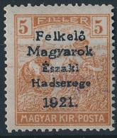** Nyugat-Magyarország V. 1921 Arató 5f Garancia Nélkül (**9.000) - Altri & Non Classificati