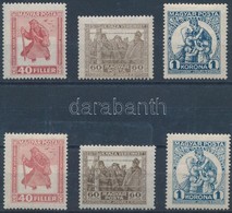 ** * 1920 2 Db Hadifogoly Sor / 2 X Mi 312-314 (40f Falcos / Hinged) - Other & Unclassified