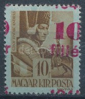 ** 1945 Kisegít? (IV.) 10f/10f Eltolódott Felülnoymással - Altri & Non Classificati