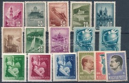 * 1946-1948 Kis összeállítás, összesen 16 Db Bélyeg Stecklapon (5.700) - Altri & Non Classificati