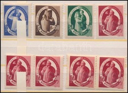 ** * 1947 S.A.S. Sor + 2 Db 60(+50)f Pár (5.400) (a Sor Záróértéke és A Két Pár Postatiszta) - Autres & Non Classés