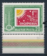 ** 1963 Postaügyi Miniszterek 20f, Zöld Folt A '0' Számjegy Fölött - Sonstige & Ohne Zuordnung