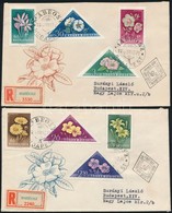 1958 Virág Sor 2 Ajánlott FDC-n - Andere & Zonder Classificatie