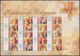 ** 2004 Karácsonyi Bélyegem (I.) - Angyalkák Promóciós Teljes ív + 2006 Szerelem Bélyegem Promóciós Teljes ív - Other & Unclassified