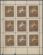 ** 1927/2aa IV. Filatelista Nap Emlékkisív (9.000) (az Alsó ívszél Sérült) - Other & Unclassified