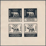 ** 1960/1 Római Olimpia Vágott Emlékív (6.500) - Other & Unclassified