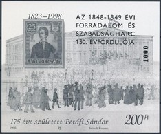 ** 1998/1 Az 1848-1849 évi Forradalom és Szabadságharc 150. évfordulója Emlékív (12.000) - Autres & Non Classés