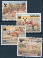 ** 1993 WWF Gazellák Sor Mi 511-514 - Andere & Zonder Classificatie