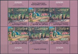 ** 2007 Cserkészet Kisív Sor Mi 386-387 A + Bélyegfüzetlap Mi H-Blatt 10 (386 D-387 D) - Altri & Non Classificati