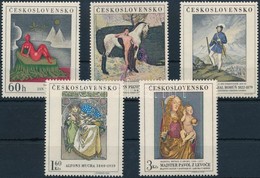** 1968 Festmény Sor Mi 1839-1843 - Other & Unclassified