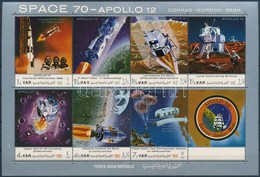 ** 1970 Apollo 12 (I.) Kisív Mi 1129 -1135 - Autres & Non Classés