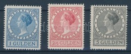 ** 1926 Wilhelmina Királyné Mi 168B-170B (gumiráncok / Gum Creases) - Altri & Non Classificati