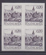 ** 1972 Forgalmi Fogazatlan Négyestömb Mi 1493 I U. Certificate: Velickovic - Autres & Non Classés