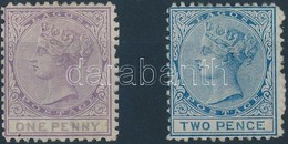 (*) 1874 Mi 1-2 A (fog Hibák) - Andere & Zonder Classificatie