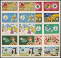 ** 1974 Cserkészet Sor 2 Teljes ívben Mi 1196-1205 (hajtott) - Altri & Non Classificati