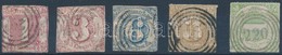 O 1842-1865 Mi 29 + 32 + 33 I A + 40 + 41 (Mi EUR 100,-) - Other & Unclassified