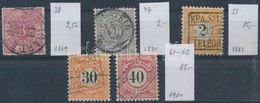 O 1869-1900 Mi 38 + 47 + 53 + 61-62 (Mi EUR 34,50) - Andere & Zonder Classificatie