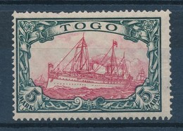 * Togo 1919 Mi 23 II A Vizsgálójellel, Fent Rövid Fogak (Mi EUR 220,-) - Altri & Non Classificati