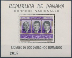 ** 1968 John és Robert Kennedy, Martin Luther King Blokk Mi 102 - Altri & Non Classificati