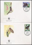 1988 WWF: Pillangó Sor 4 Db FDC-n Mi 574-577 - Sonstige & Ohne Zuordnung