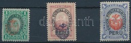 * 1883 Forgalmi Felülnyomott Sor 3 értéke Mi 47, 50-51 - Other & Unclassified