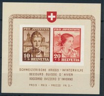 ** 1941 Pro Juventute Blokk Mi 6 - Andere & Zonder Classificatie