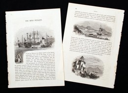 Cca 1840-1910 Nagy Metszet és Nyomat Tétel: Kb 500 Db Különböz? Témájú Sokszorosított Grafika A XIX. Sz Végér?l. Rengete - Estampes & Gravures