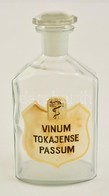 Vinum Tokajense Passum üveg, Kopott, 20,5 Cm. - Verre & Cristal