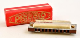 Hohner Márkájú Német Szájharmonika Eredeti Dobozában, H: 8,5 Cm - Other & Unclassified