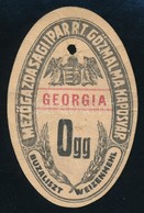 Cca 1900 Liszteszsák Zárjegy. Kaposvár / Flour Bag Tax Stamp - Unclassified