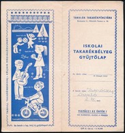 ~1985 Iskolai Takarékbélyeg Gy?jt?lap + Gyermekposta Bélyegek - Non Classés