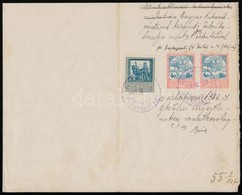 1917 Okmány 2x40f, 3K Okmánybélyegekkel, SZENT-GOTTHÁRD - Non Classificati