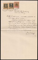 1904 Okmány 20f, 30f, 1K Okmánybélyegekkel, SZENT-GOTTHÁRD - Unclassified