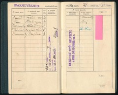 1930 Bp., Az Orsz. M. Kir. Iparm?vészeti Iskola értesít?je, Neves Tanárok Aláírásával, Pl. Muhits Sándor - Zonder Classificatie