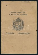 1931 A Magyar Királyság által Kiállított Fényképes útlevél / Hungarian Passport - Non Classificati