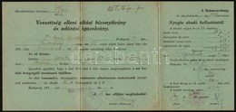 1932 Ebigazolvány Kutyáknak Jó  állapotban / Dog Licence - Ohne Zuordnung