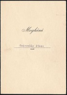 1947 A Közlekedési Minisztérium Névre Szóló Meghívója, Csicsely János F?mérnök Részére A Margit-híd 'félszélességben újj - Unclassified