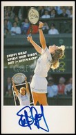 Steffi Graf Aláírása Fotólapon - Altri & Non Classificati