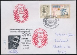 Horváth Zoltán (1937- ) Olimpiai és Világbajnok Vívó Aláírása Borítékon - Andere & Zonder Classificatie