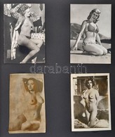 Hölgyeket ábrázoló Finoman Erotikus Fotók és Kártyanaptárak, összesen 149 Db, Albumba Ragasztva, Különböz? Képméretben - Other & Unclassified