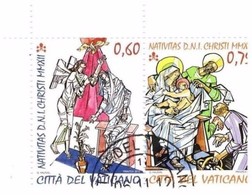 VATICANO - 6 11 21012 FRANCOBOLLI NATALE DA LIBRETTO - Used Stamps